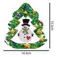 thumbnail image 5 of Cuadros Decorativos 5D DIY Mosaico Colgante Artesanía Kits de Navidad Regalo de Año Nuevo (CB039) Likrtyny embutido en tela, 5 of 5