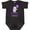 Black Leopard, variant on Inktastic I Support Alzheimer's Awareness Elephant with Balloon Boys or Girls Baby Bodysuit