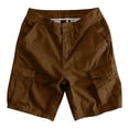 thumbnail image 6 of Cargo Shorts for Men Outdoor Chino Durable Hiking Shorts Summer Stretch Waist Knee Length Short with Pockets Camel S, 6 of 6