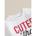 thumbnail image 5 of Suealasg Toddler Girls Boys Spring Sweatshirts Baby Valentine's Day Clothes Long Sleeve Crewneck Letter Print Pullover Tops 6M 1T 2T 3T  Casual Fall Clothes for Kids Girls Boys, 5 of 8