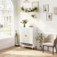 thumbnail image 6 of Fnova 7-Tier Modern Cabinet, Side Cabinet with Adjustable Shelves, Shoe Storage with Metal Accents, 24 Pairs Capacity for Entryway, Hallway, Living Room, Bathroom, 6 of 11