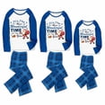thumbnail image 2 of LuLiaMenton Christmas Pajamas, Wonderful Time Print, Matching Sleepwear, Plus Sizes, 2-3T-Kid, 2 of 6