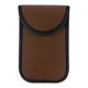 thumbnail image 1 of Carbon Fiber Car Key Bag Car Key Signal Shielding Bag Key Bag Key Chain Protection Bag Brown, 1 of 3