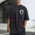 thumbnail image 2 of CYiJun George Cotton T Shirt for Men Summer Crew Neck Short Sleeve Casual Graphic Tees,Sizes S-5XL, 2 of 5
