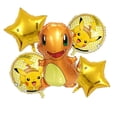 thumbnail image 1 of Suministros de decoración para fiesta de cumpleaños de Pokemon, decoración de globos de Pikachu, vajilla desechable de feliz cumpleaños, fiesta de papel para niños, 1 of 4