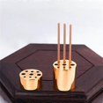 thumbnail image 2 of Decorative Incense Burner Mini Incense Holders Brass Heat-resistant Bases with Multiple Holes for Sandalwood Incense Burning, 2 of 5