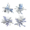 thumbnail image 2 of Holiday Time Sassy Santa Curly Gift Bows in Blue, White, and Silver, 4 Count, 2 of 5
