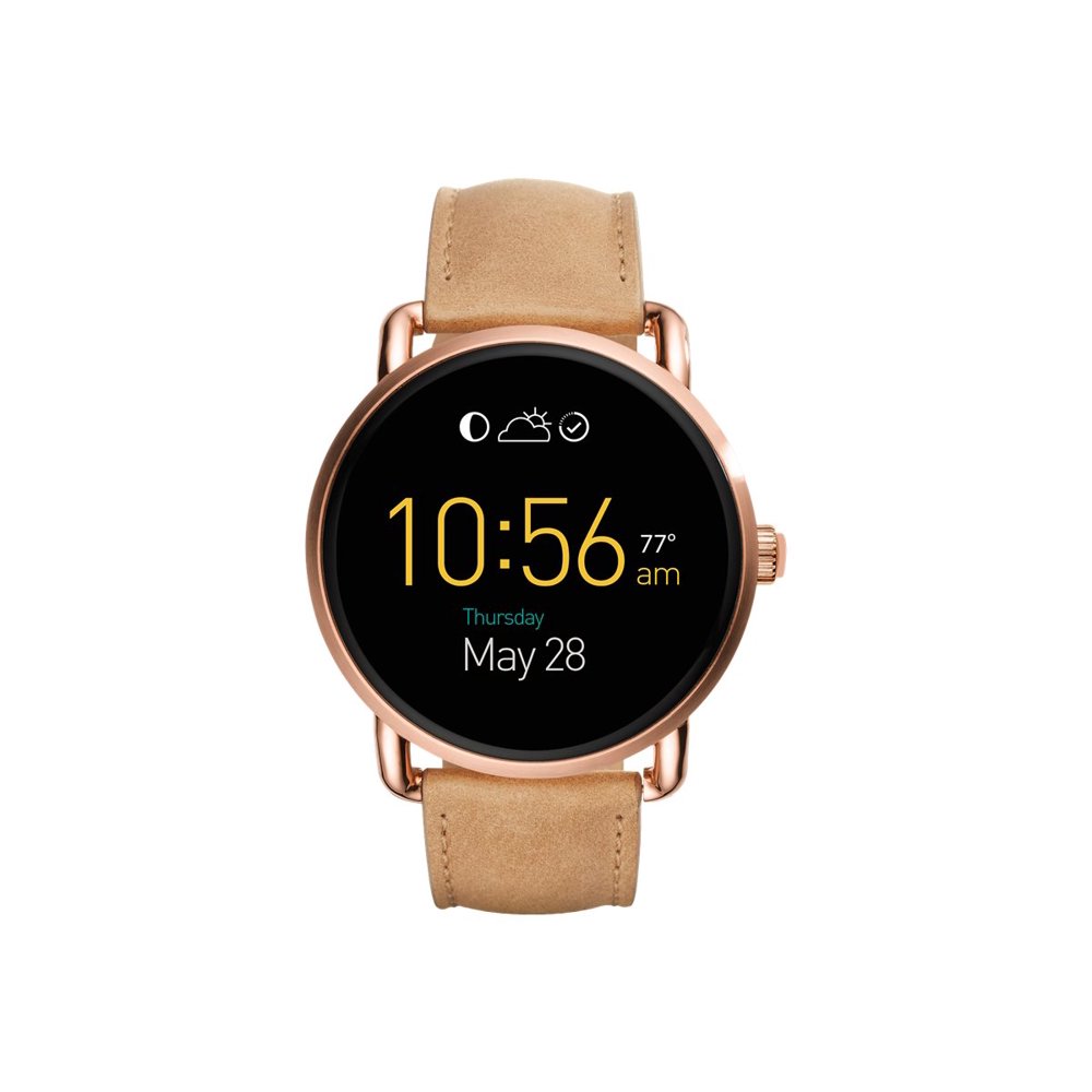 fossil q smartwatch rose gold