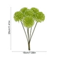 thumbnail image 2 of Plastic Simulation Dandelions - Realistic Faux Flowers for Home Decor, Gardening, and Office Arrangement - Maintenance-Free, Green Floral Branches - 11.42 x 7.09 in, Set of 6, 2 of 6