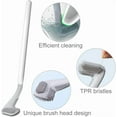 thumbnail image 5 of Warm town long handle golf toilet brush / 360 depth no dead space cleaning / flexible silicone toilet brush / wall hanging bathroom toilet brush and caddy, 5 of 9