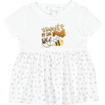 thumbnail image 3 of Inktastic Sweet As Can Bee Cute Bee Pun Girls Baby Dress, 3 of 5