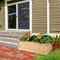 thumbnail image 2 of ZYPPPA 27.5” Raised Garden Bed - Wooden Planter Box, Outdoor Folding Rectangle Planter w/Removable Bottom, Premium Drainage System for Herbs, Fruits, Flowers, Succulents, Simple Assembly, 2 of 18