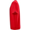 thumbnail image 3 of Evoshield Men's Short Sleeve Terry Baseball Training Sweatshirt Scarlet S, 3 of 4