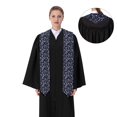 thumbnail image 4 of Fuzoiu Love Butterflies Print Graduation Sash,Graduation Stole,Unisex Adult Graduation Stole Shawl 91" Long,for Academic Commencements Shawl-Sharp Corner, 4 of 7
