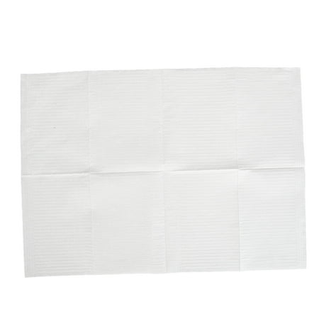 YAHHU 80Pcs Disposable Nail Art Table Towels Mat Pads Waterproof Medical Tray Cover Supplies, White, 11.8 x 8.3 inches / 30.0 x 21.0 cm