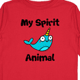 thumbnail image 4 of Inktastic Narwhal is My Spirit Animal Boys or Girls Long Sleeve Toddler T-Shirt, 4 of 5