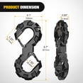 thumbnail image 2 of Nilight Quick Release S-Tow Shackle Hook – Heavy Duty Off-Road Recovery Hook, Fits Winch Rope & Recovery Strap, 11,000 LBS Working Load, for Jeep, SUV, ATV, Trailers, Forged Steel, Black, 2 of 6