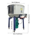 thumbnail image 2 of 150kg Industrial Blender Mixer Vertical Color Mixer Plastic Pellets Mixing Machine 220V, 2 of 9