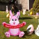 thumbnail image 3 of Conejito De Pascua Inflable De 1,5 M, Figura De Luz Nocturna Led, Hinchables Para Césped Y Patio, Decoración De Adorno Para Fiesta De Jardín Al Aire Libre Methold HA039796-02, 3 of 6