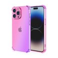 thumbnail image 3 of +New iphone15 four-corner anti-fall Apple 15pro mobile phone case iphone13pro gradient color applicable, 3 of 3