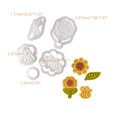 thumbnail image 5 of Plastic Cookie Cutters Sunflower Bee Leaf Shaped Biscuit Moulds Cookie Moulds, 5 of 13