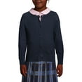 thumbnail image 3 of Lands' End School Uniform Girls Cotton Modal Cardigan Sweater, 3 of 3