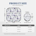 thumbnail image 3 of Picia Lavender Bicycle 2 Piece Car Windshield Sun Shade Foldable | Foldable Sun Shield for Front Window Blocks UV Rays and Keeps Your Vehicle Cool-Medium, 3 of 7