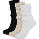 thumbnail image 1 of HAYAN Crew Slouch Socks Women - Retro Scrunch Short Sock - Soft Solid Ankle Socks Size 5-11, 1 of 1