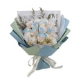 thumbnail image 4 of Flores artificiales para el Día de San Valentín, flores artificiales, regalo de cumpleaños para ella, ramo de flores, decoración del Día de San , estilo c Macarena ramo de san valentin, 4 of 8