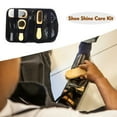 thumbnail image 2 of 8PCS Shoe Shine Care Kit Black and Neutral Polish Brushes for Boots Shoes Sneakers Style 1, 2 of 7