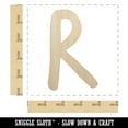 thumbnail image 2 of Letter R Uppercase Felt Marker Font Wood Shape Unfinished Piece Cutout Craft DIY Projects - 4.70 Inch Size - 1/8 Inch Thick, 2 of 7