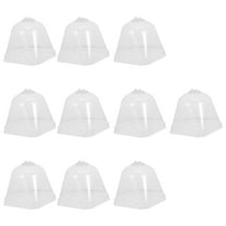 BERTDOMD Plastic Plant Cover Transparent Garden Freeze Protection Cloche Seedlings Dome