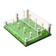 thumbnail image 2 of Exhibidor de pelotas de golf de 2 niveles, soporte acrílico, organizador de escritorio, regalo para hombre, estante para pelotas deportivas de sóftbol, 2 of 5