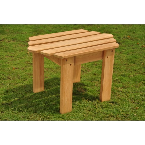 Grade-A Teak Wood Adirondack Side Table/End Stool WholesaleTeak #WMAXSTAD
