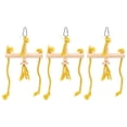 thumbnail image 1 of 3 Pcs Parakeet Toy Cotton Rope Swing nce Toys for Parrots Cockatiels Macaws Finches, 1 of 1