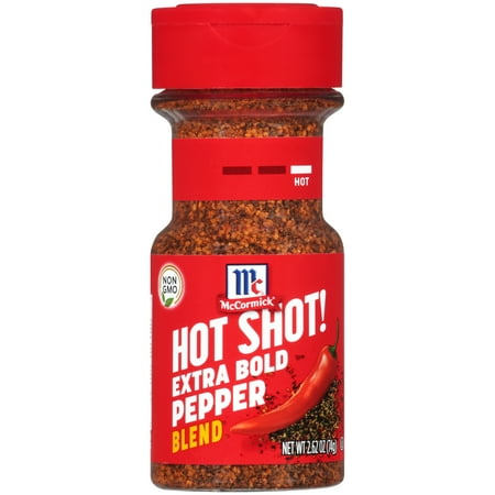 Rtu Hot Pepper - (2 Pack) McCormick Hot Shot Extra Bold Pepper Blend, 2.62 oz