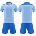 thumbnail image 2 of Linfrsh Boys Athletic Sets Boys Active Shorts Set - 2 Piece T-Shirt and Performance Gym Shorts - Activewear Clothing Set for Boys(Sky Blue,3-4 Years), 2 of 4