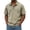 Khaki02, variant on Dwelliawo Men's Polo Shirts Basic Button Casual Short Sleeve T Shirt Solid Color Classic Tees Golf Stylish Acid Wash Tops Navy XL