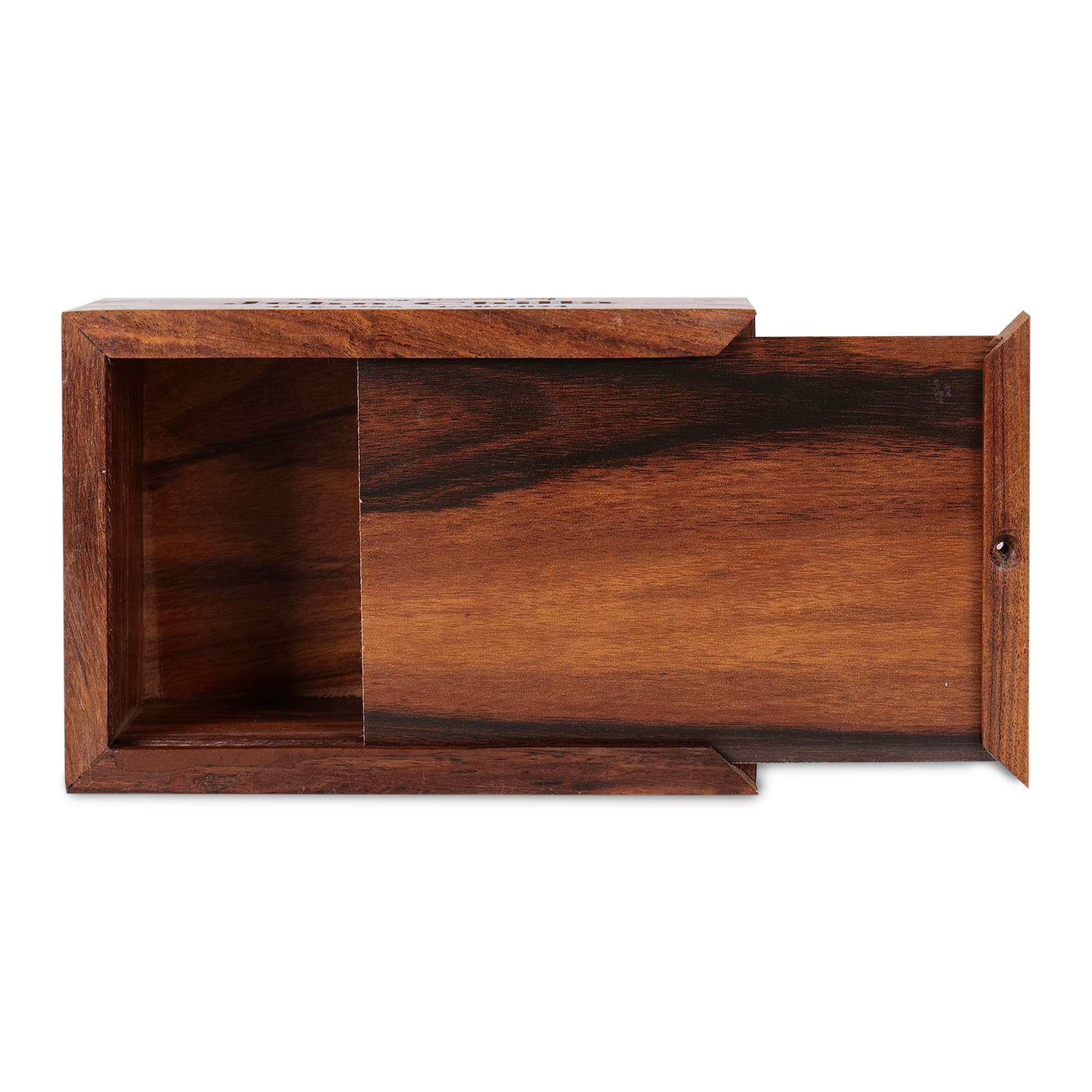 BigWoodWorks Personalized Rosewood Pet Urn for Dog Ashes Wooden Urn for Ashes Memorial Keepsake Funeral Cremation Urn Box (Small)