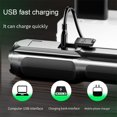 thumbnail image 3 of Advancent Portable Zoomable Flashlight Battery Display Handheld Light Focusing Running Riding Torch Lamp Outdoor Small Supplies Type3 NO3, 3 of 6