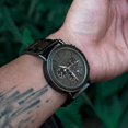 thumbnail image 2 of Reloj 2win W*Q26-1 de 44 mm de madera y acero con cronógrafo, 2 of 9