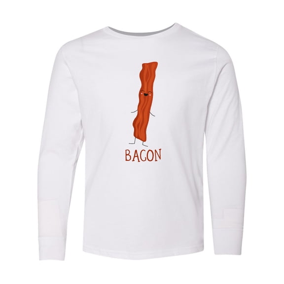 Inktastic Bacon Costume Long Sleeve Youth T-Shirt