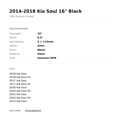 thumbnail image 4 of Kia Soul Wheel 2014-2019 16" Factory OEM Black 52910B2050, 4 of 4