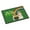 Gold & White, variant on Red and White Shih Tzu St. Patrick's Day Indoor or Outdoor Mat 24x36 36 in x 24 in