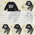 thumbnail image 3 of UAYOTSE Boys Fall Winter Crewneck Letter Print Long Sleeve Sweatshirt and Pants 2-Piece Set Size 4-5 Years, 3 of 4