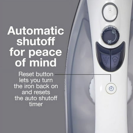 Proctor Silex - Nonstick Iron with Auto Shutoff - Gray