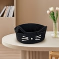thumbnail image 7 of Gnmfd Cats Ear Woven Storage Basket, Cotton Thread Organizer for Household Office Cosmetics Snacks, Toy Organizers and Storage, Cube Storage Organizer, Stuffed Animal Storage, Closet Organizers, 7 of 7