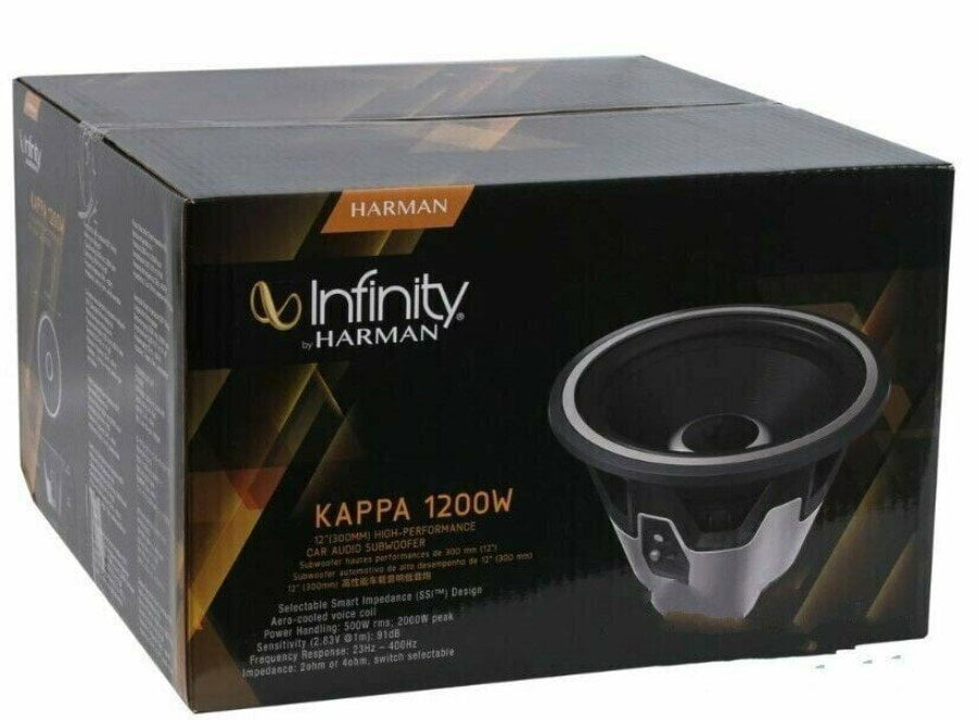 Infinity Kappa 1200W 1200 Watt Car Audio Subwoofer, Black - Walmart.com