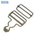 thumbnail image 3 of Hebillas de overoles Uxcell, 8 juegos de hebillas de repuesto para tirantes de 38 mm, bronce, 3 of 6