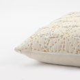 thumbnail image 3 of rizzy home t13147 decorative poly filled throw pillow 24" x 24" beige / silver, 3 of 4